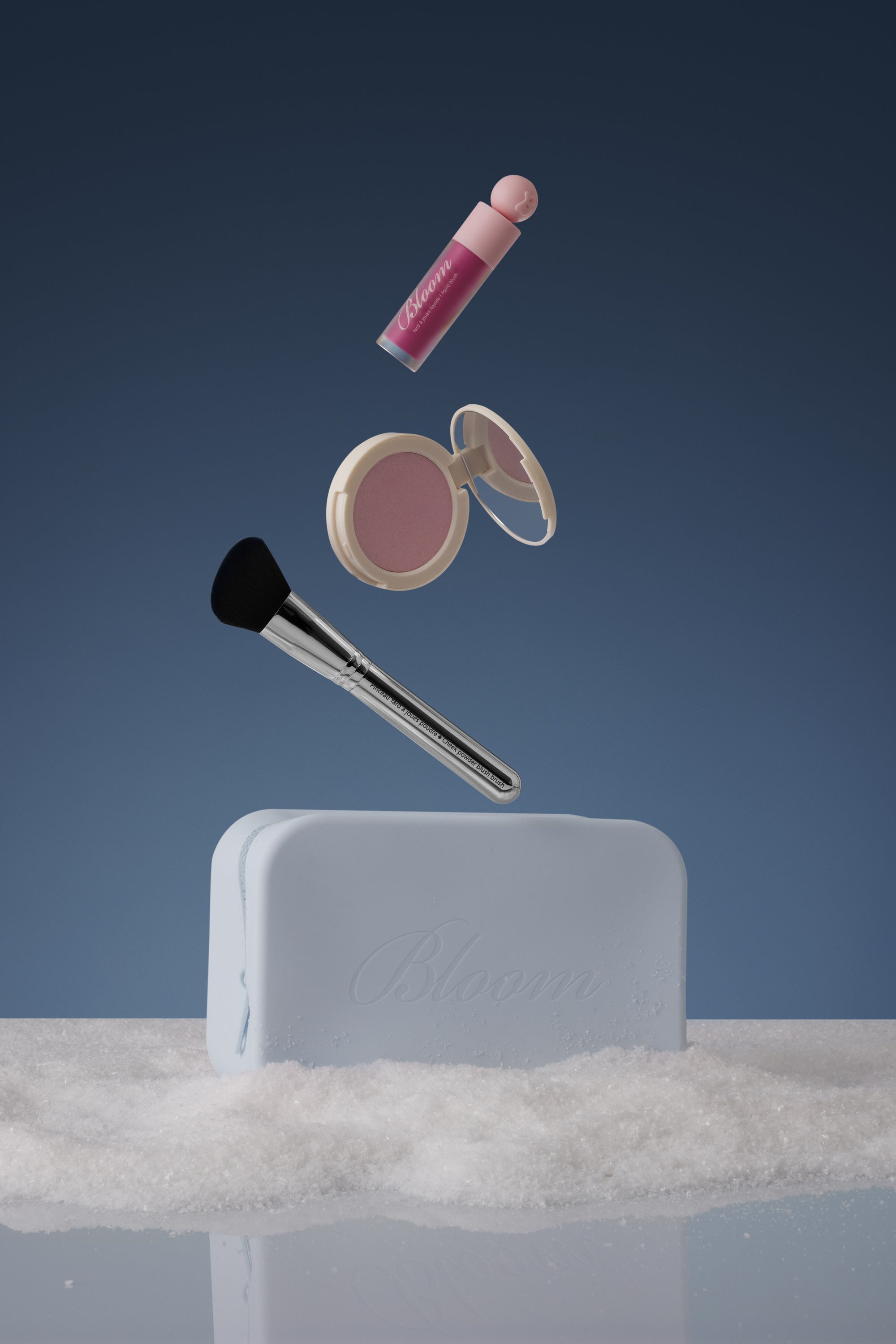 Trousse Silicone Baby Blue